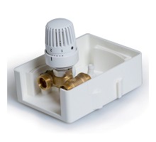 Регулировочный короб с термостатическим клапаном TIM TCB-K01