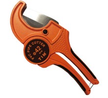 Ножницы для резки труб ППР и МП TIM 16-42мм, оранжевые, TIM154