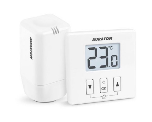 Термостат Auraton 200 TRA комнатный беспроводной, электронный с приводом
