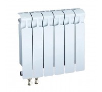 Биметаллический радиатор Rifar Monolit Ventil 350, 6 секций, 804 Вт, НП, правое