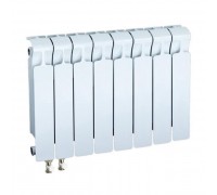 Биметаллический радиатор Rifar Monolit Ventil 350, 8 секций, 1072 Вт, НП, правое