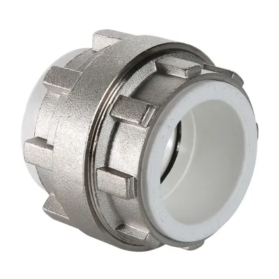 Муфта полипропиленовая разъёмная (АМЕРИКАНКА) Ø25 (белая) Kalde 3252-mft-250000