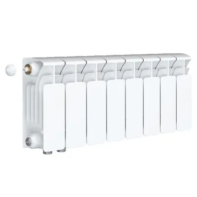 Радиатор отопления Rifar Base Ventil 200 8 секций биметаллический секционный нижнее левое подключение rbvlp20008