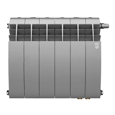 Радиаторы Royal Thermo BiLiner 350 Silver Satin VDR биметаллический, серебристый нижнее правое подключение