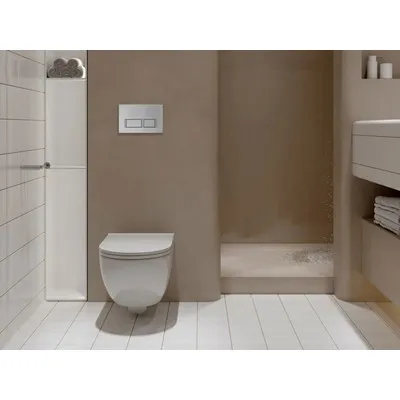 Инсталляция для унитаза Tece TECEspring 4 в 1 с панелью смыва TECEspring V Хром глянец S955201