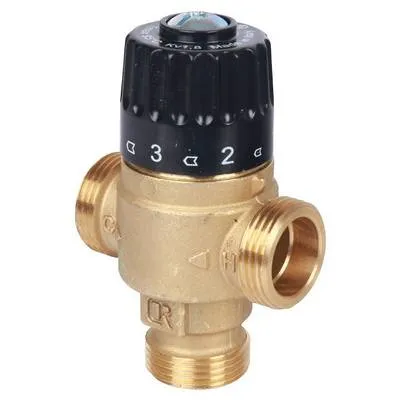 Термостатический клапан с центр. смешением 3/4" НАР Stout SVM-0125