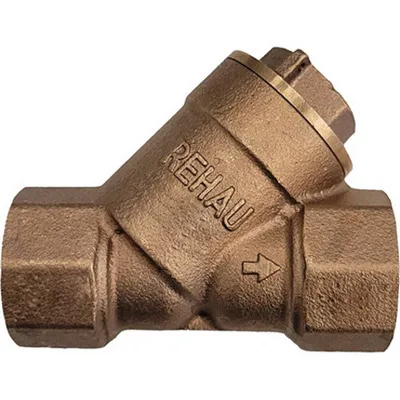 Фильтр грубой очистки косой Rehau/Рехау 1/2" Rautitan RX+ Бронза 11455311001
