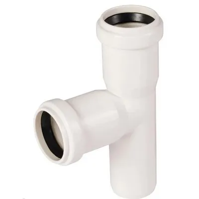Тройник для внутренней канализации Ø32х32/87° БЕЛЫЙ HT Ostendorf 559660