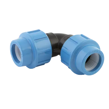 Угол обжимной пластиковый для труб ПНД Джилекс