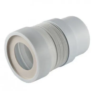 Гофра для унитаза Ø110 L=212-320 мм с жёстким окончанием АНИ пласт K821R