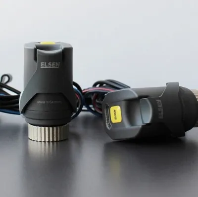 Сервопривод термоэлектрический, нормально закрытый 230В Elsen с функцией балансировки системы ESP230NC-SB