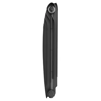 Радиаторы Royal Thermo BiLiner 500 Noir Sable VDR биметаллические, чёрные нижнее правое подключение