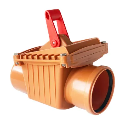 Клапан обратный для наружной канализации Valfex Ø160 рыжий, 36000160