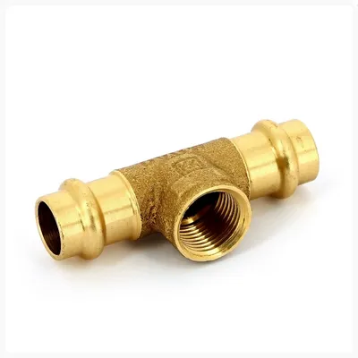 Тройник комб. вн 54х1/2"х54 Медь пресс IBP