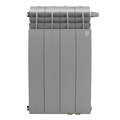 Радиаторы Royal Thermo BiLiner 500 Silver Satin VDR биметаллические, серебристые нижнее правое подключение