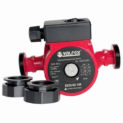 Насос циркуляционный для отопления Valfex VCP 25-40G 180 мм RS25/4G-180