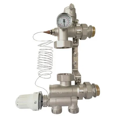 Смесительный узел для тёплого пола (без насоса) Tim 20-60 °C JH-1036