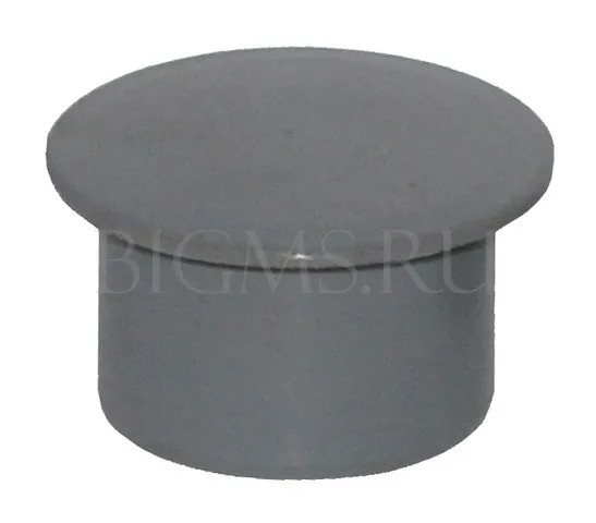 Заглушка для внутренней канализации Ø50 серая Политэк 405000Политэк