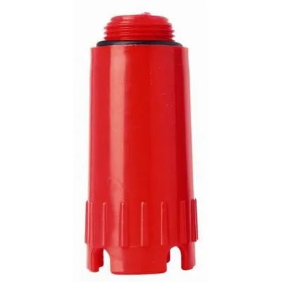 Заглушка полипропиленовая длинная НР 1/2" КРАСНАЯ Capricorn 92120-050-00-01-08
