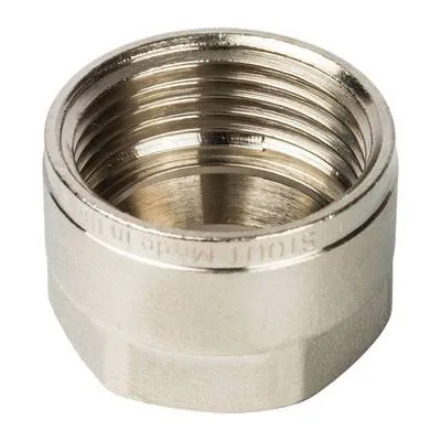 Соединитель коллекторный обжимной Stout Ø16(2.2)х3/4"ЕК евроконус для полимерной PEX трубы SFC-0020-001622