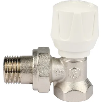 Кран для радиатора ручной УГЛОВОЙ 1/2" Stout SVR-2102-000015