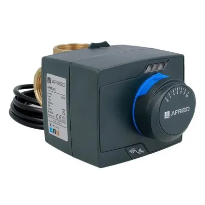 Комплект Клапан трёхходовой смесительный с внутренней резьбой ВР 1" KVs=10 ARV 384 + Электропривод ARM 343 Afriso 1338444