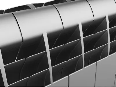 Радиаторы Royal Thermo BiLiner 350 Silver Satin биметаллические, серебристые боковое подключение