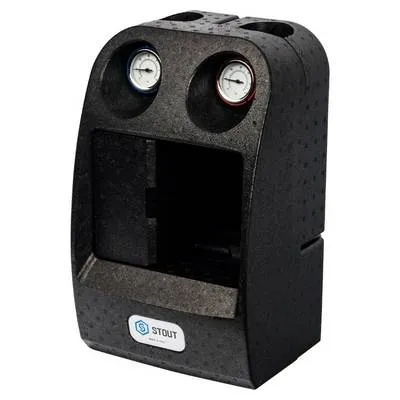 Насосная группа с прямым контуром без насоса, в теплоизоляции Stout SDG-0001