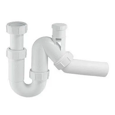Сифон для раковины McAlpine 11/2"х40 без выпуска с вентиляционным клапаном MRSK12V