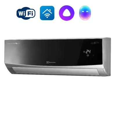 Кондиционер настенный (сплит-система) Electrolux Air Gate 2 Super DC Inverter EACS/I-09HG-BLACK2/N8 чёрный глянец