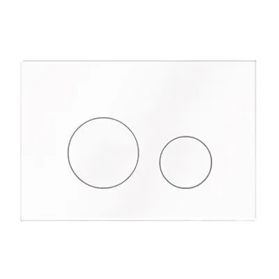 Клавиша смыва Elsen пластик круглая форма, белый E11.white