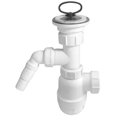 Сифон для раковины 11/2"х40 с отводом для СМА McAlpine MRSK3
