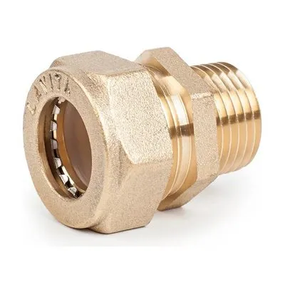 Переходник с наружной резьбой для гофрированной трубы Lavita