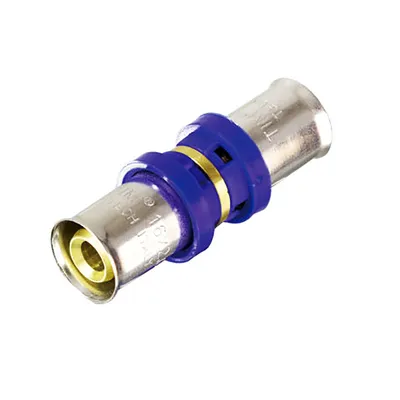 Муфта Ø20 пресс для металлопластиковых труб Tim F-S2020