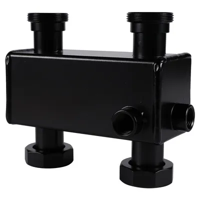 Гидравлическая стрелка вн-НАР резьба 1 1/2"х1 1/2" (3 м³/час) с теплоизоляцией универсальная Stout SDG-0015-004001