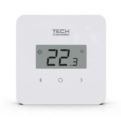 Проводной двухпозиционный комнатный терморегулятор ST-T-2.1 белый Tech ST-T-2.1