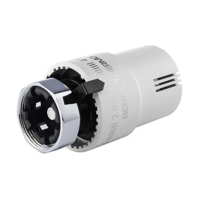 Головка термостатическая (термоголовка) M30x1,5 жидкостная Белый Royal Thermo RTO 08.01