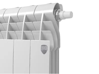 Радиаторы Royal Thermo BiLiner 350 Bianco Traffico VR биметаллические, белые нижнее правое подключение