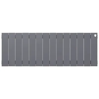 Радиаторы Royal Thermo PianoForte 300 Silver Satin биметаллические, серебристые боковое подключение