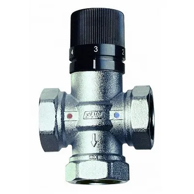 Клапан термостатический 20-65 °C Kvs=1,6 м³/час с центральным смешением 1/2" Far FA 3950 12