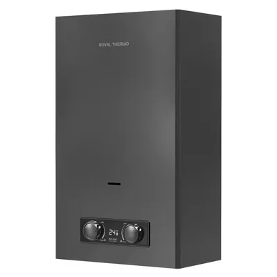 Водонагреватель газовый проточный Royal Thermo Inflame GWH 10 Grafit