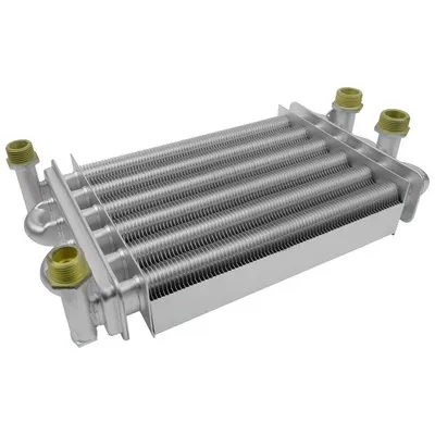 Теплообменник битермический для котлов Electrolux (AA10070030, 10070030, AA07000019, 7000019)