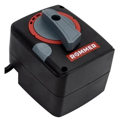Электропривод для 3-ходового клапана 230 В 3-позиционный Rommer RVM-0005-230001
