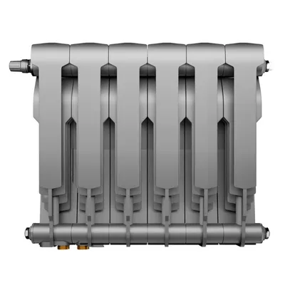 Радиаторы Royal Thermo BiLiner 350 Silver Satin VDR биметаллический, серебристый нижнее правое подключение