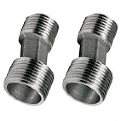 Эксцентрик латунный НАРУЖНАЯ резьба НН 3/4"х1/2" никелированный Tim SLM023N