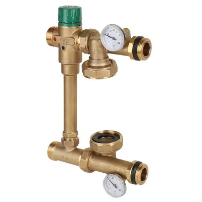 Смесительный узел для тёплого пола (без насоса) MVI MU.501.06