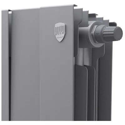 Радиаторы Royal Thermo PianoForte 500 Silver Satin VDR биметаллические, серебристые нижнее правое подключение