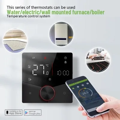 Термостат Beca BHT-009 GBL WiFi "16 А" (Black)