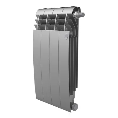 Радиаторы Royal Thermo BiLiner 500 Silver Satin VDR биметаллические, серебристые нижнее правое подключение