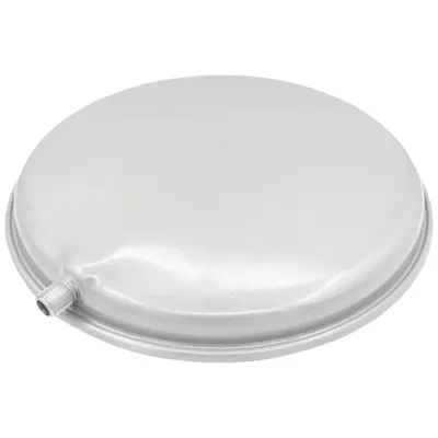 Расширительный бак для котла 8 л 1/2" с кронштейном, круглый серый (13C0000811, 19928622, 2070563, 21481, 207056399, 87161425020, 8716142502), ET-ROU-B-8L-BR-G1/2